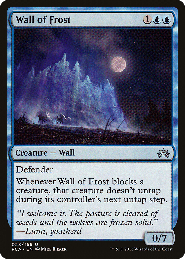 Wall of Frost (PCA-028)  - Planechase Anthology