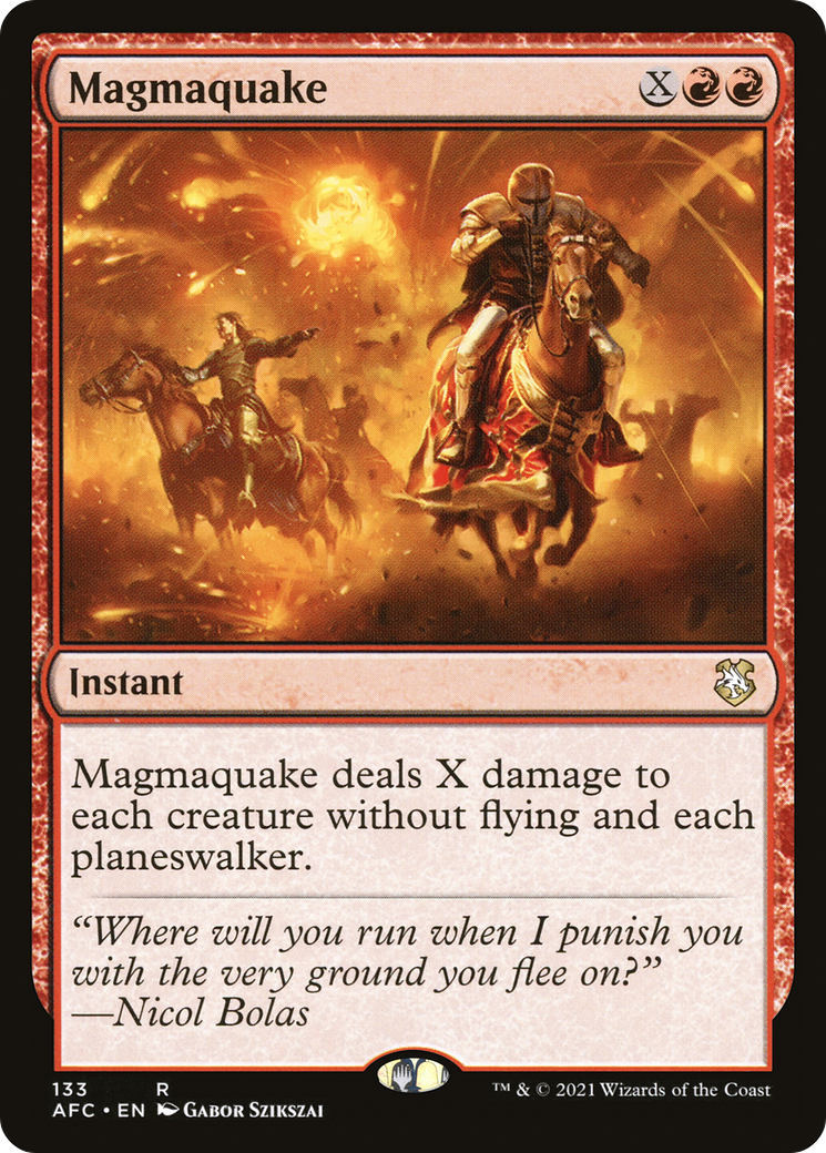 Magmaquake (AFC-133) - Forgotten Realms Commander