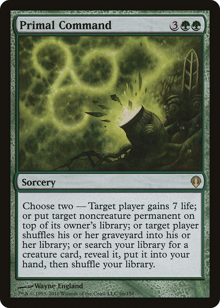 Primal Command (ARC-066)  - Archenemy