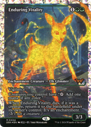 Enduring Vitality (Showcase) (Fracture Foil) (DSK-404)  Foil - Duskmourn: House of Horror: (Showcase)
