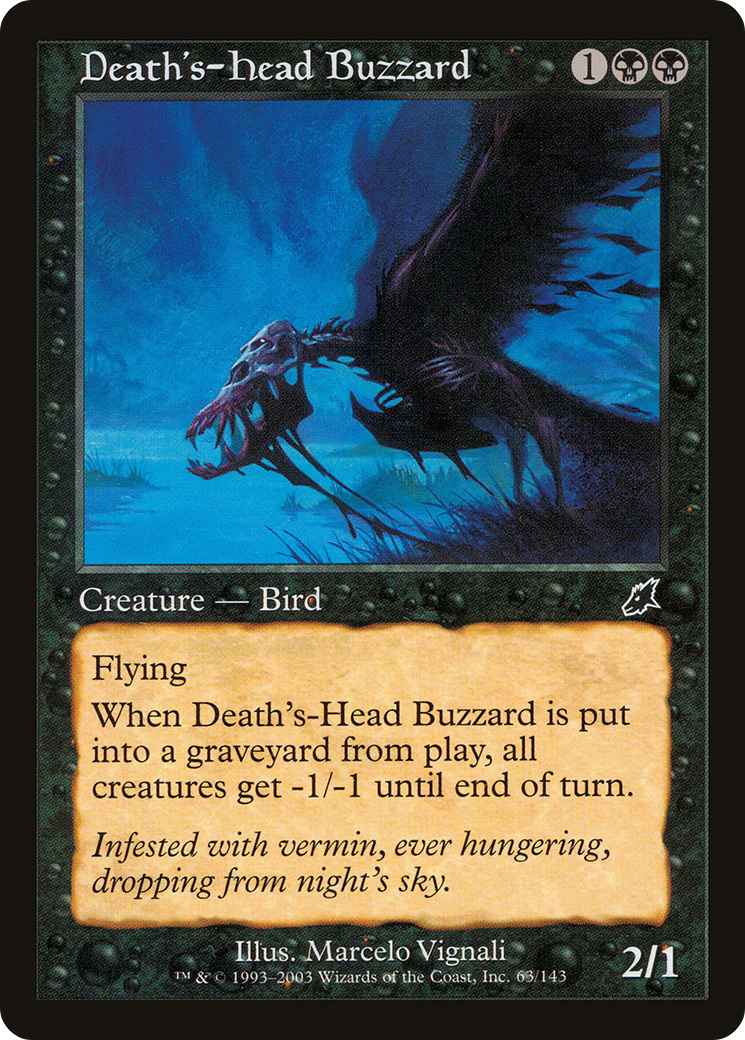 Death's-Head Buzzard (SCG-063)  - Scourge