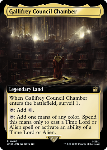 Gallifrey Council Chamber (Extended Art) (WHO-462)  - Doctor Who: (Extended Art)