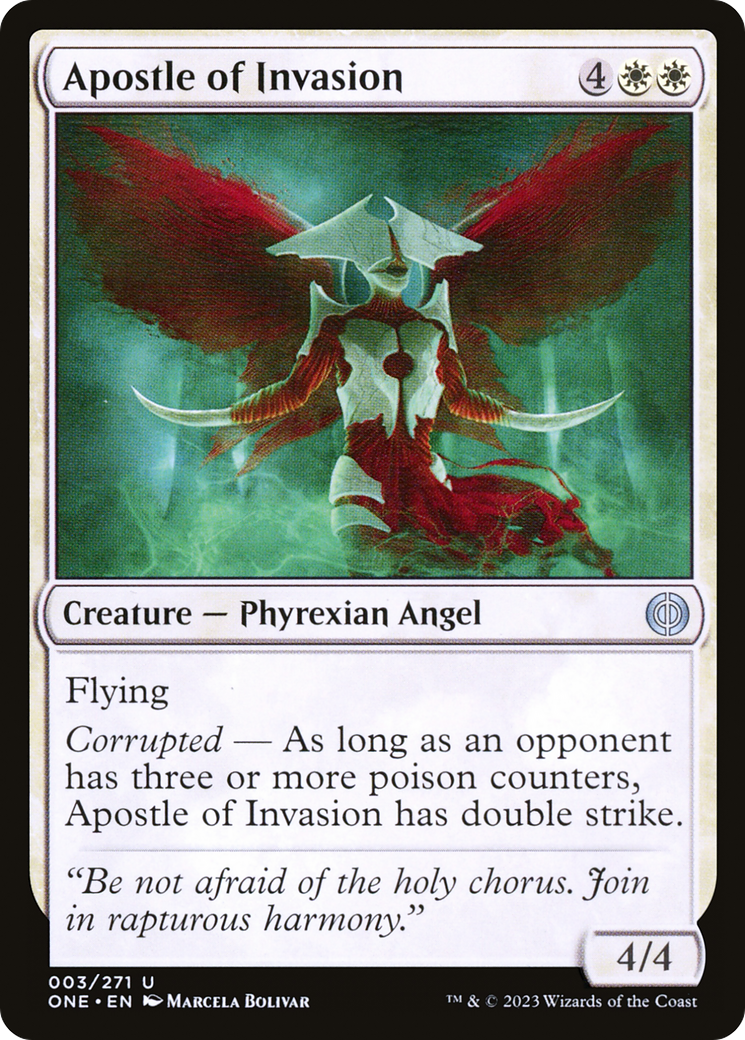 Apostle of Invasion (ONE-003)  - Phyrexia: All Will Be One