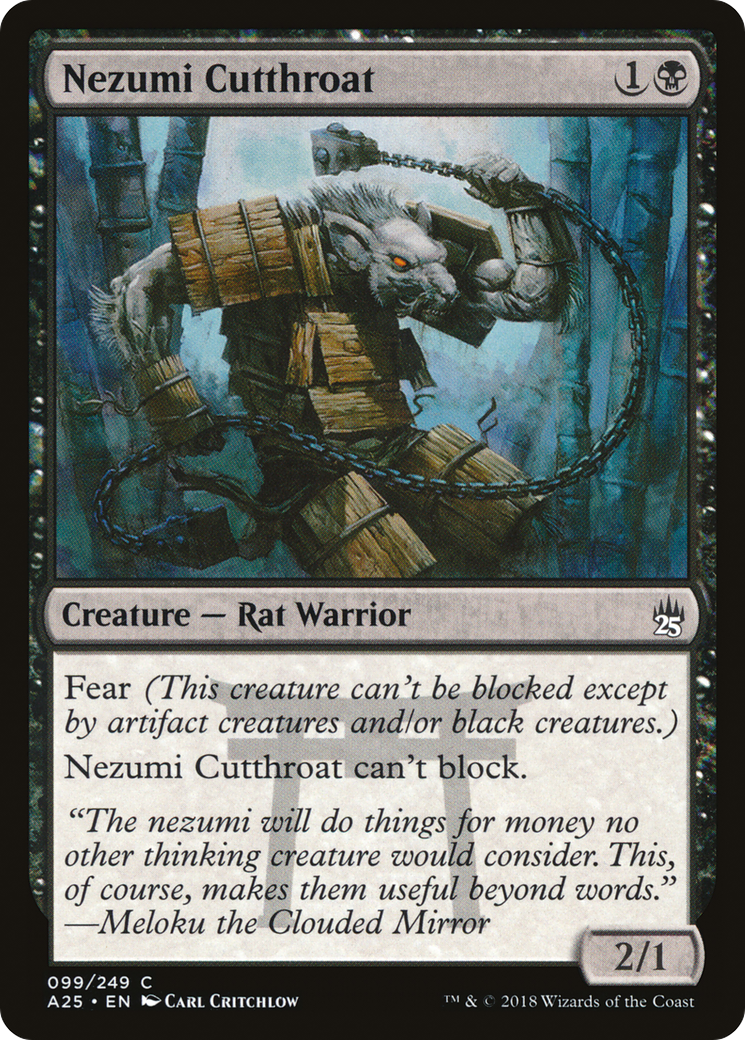 Nezumi Cutthroat (A25-099)  - Masters 25