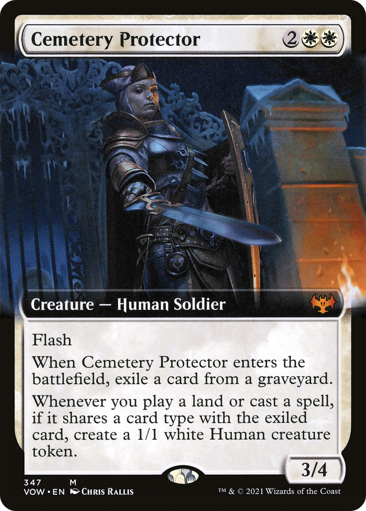 Cemetery Protector (Extended Art) (VOW-347)  Foil - Innistrad: Crimson Vow: (Extended Art)