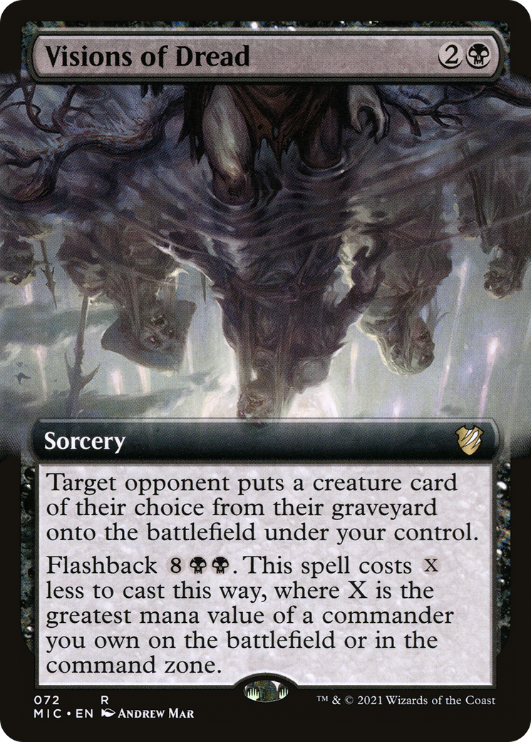 Visions of Dread (Extended Art) (MIC-072)  - Midnight Hunt Commander: (Extended Art)