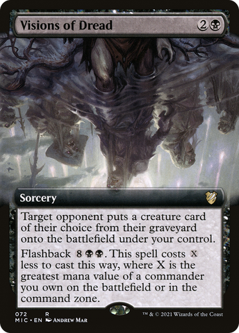 Visions of Dread (Extended Art) (MIC-072)  - Midnight Hunt Commander: (Extended Art)