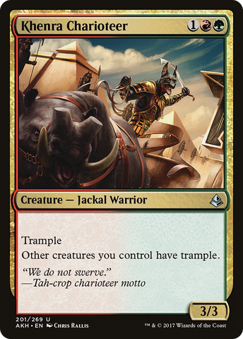 Khenra Charioteer (AKH-201)  Foil - Amonkhet