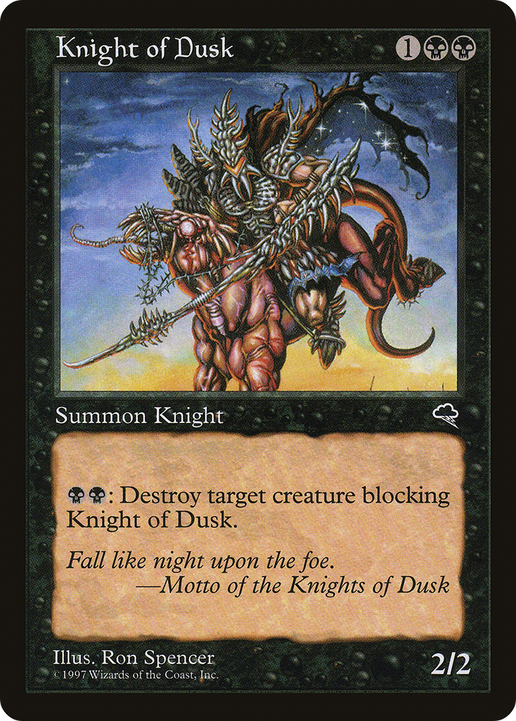 Knight of Dusk (TMP-140)  - Tempest