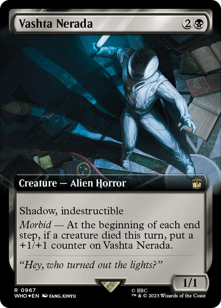 Vashta Nerada (Extended Art) (Surge Foil) (WHO-967)  Foil - Doctor Who: (Extended Art)