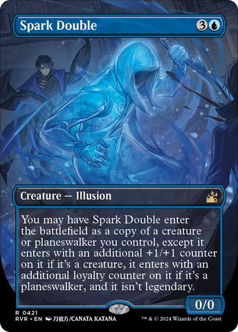 Spark Double (Anime Borderless) (RVR-421)  Foil - Ravnica Remastered