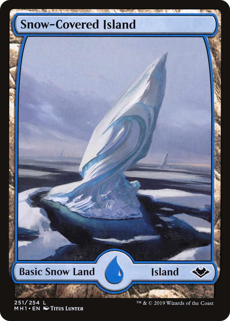 Snow-Covered Island (MH1-251)  Foil - Modern Horizons