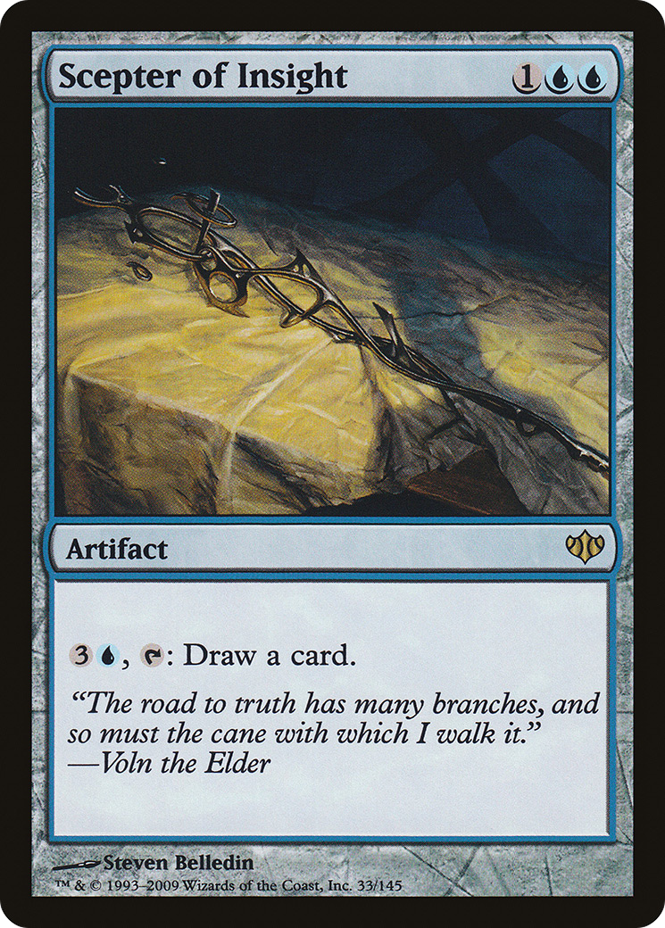 Scepter of Insight (CON-033)  Foil - Conflux