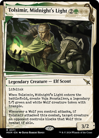 Tolsimir, Midnight's Light (Showcase) (MKM-371)  - Murders at Karlov Manor: (Showcase)