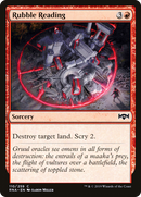 Rubble Reading (RNA-110)  Foil - Ravnica Allegiance