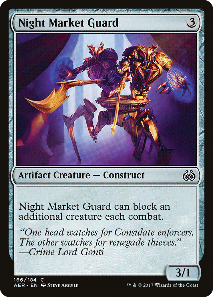 Night Market Guard (AER-166)  - Aether Revolt
