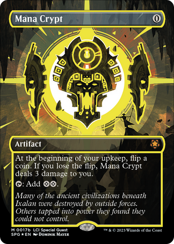 Mana Crypt (0017b) (Borderless) (SPG-17B)  Foil - Special Guests