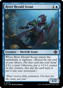River Herald Scout (LCI-072)  Foil - The Lost Caverns of Ixalan