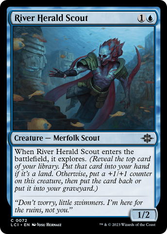 River Herald Scout (LCI-072)  - The Lost Caverns of Ixalan