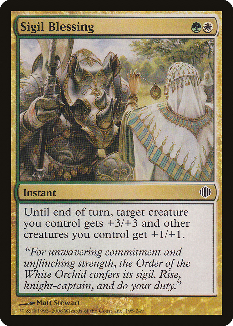 Sigil Blessing (ALA-195)  Foil - Shards of Alara