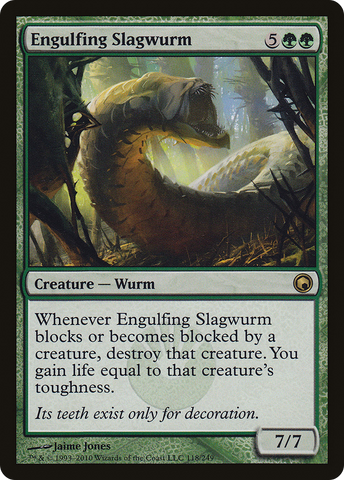 Engulfing Slagwurm (SOM-118)  - Scars of Mirrodin