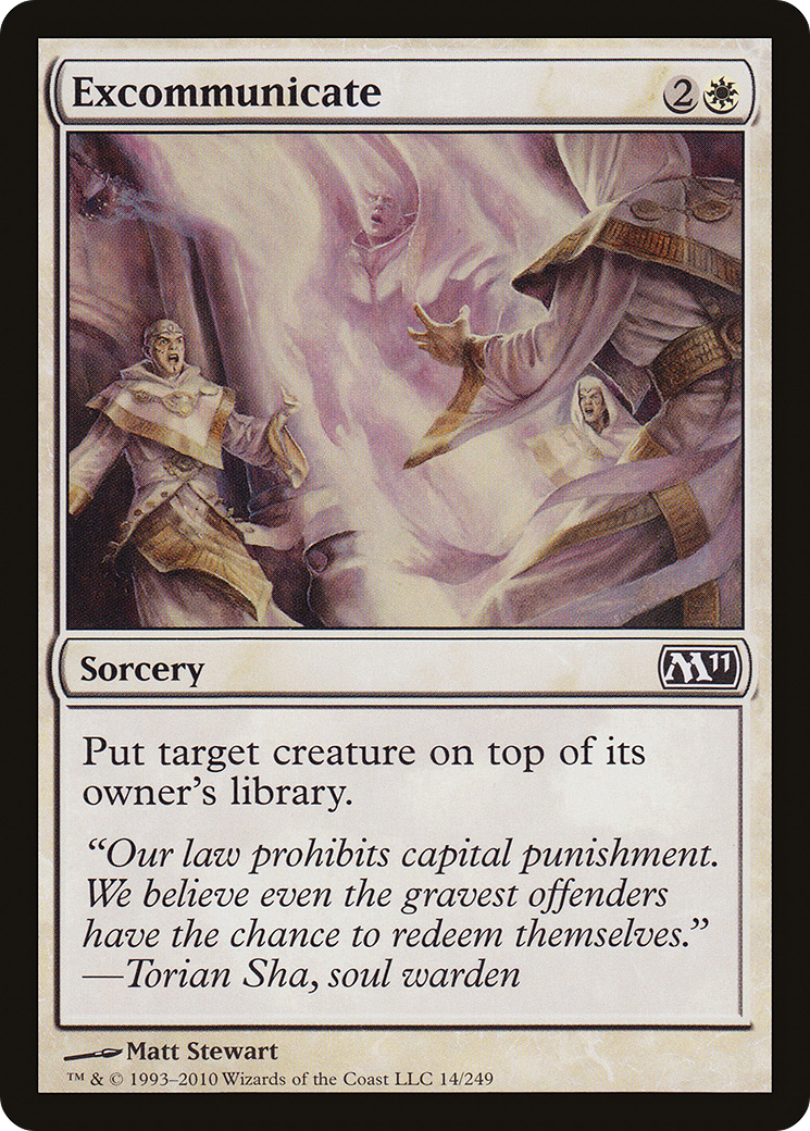Excommunicate (M11-014)  - Magic 2011