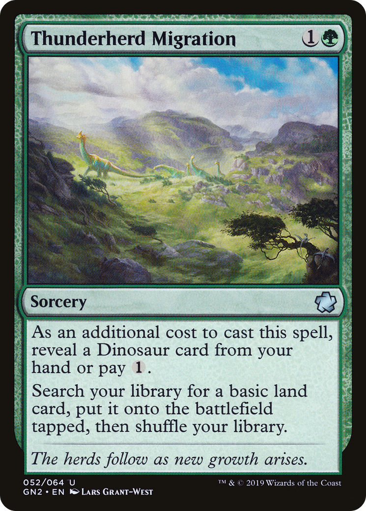 Thunderherd Migration (GN2-052)  - Game Night 2019