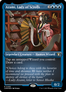 Azami, Lady of Scrolls (CMM-480)  Etched Foil - Commander Masters