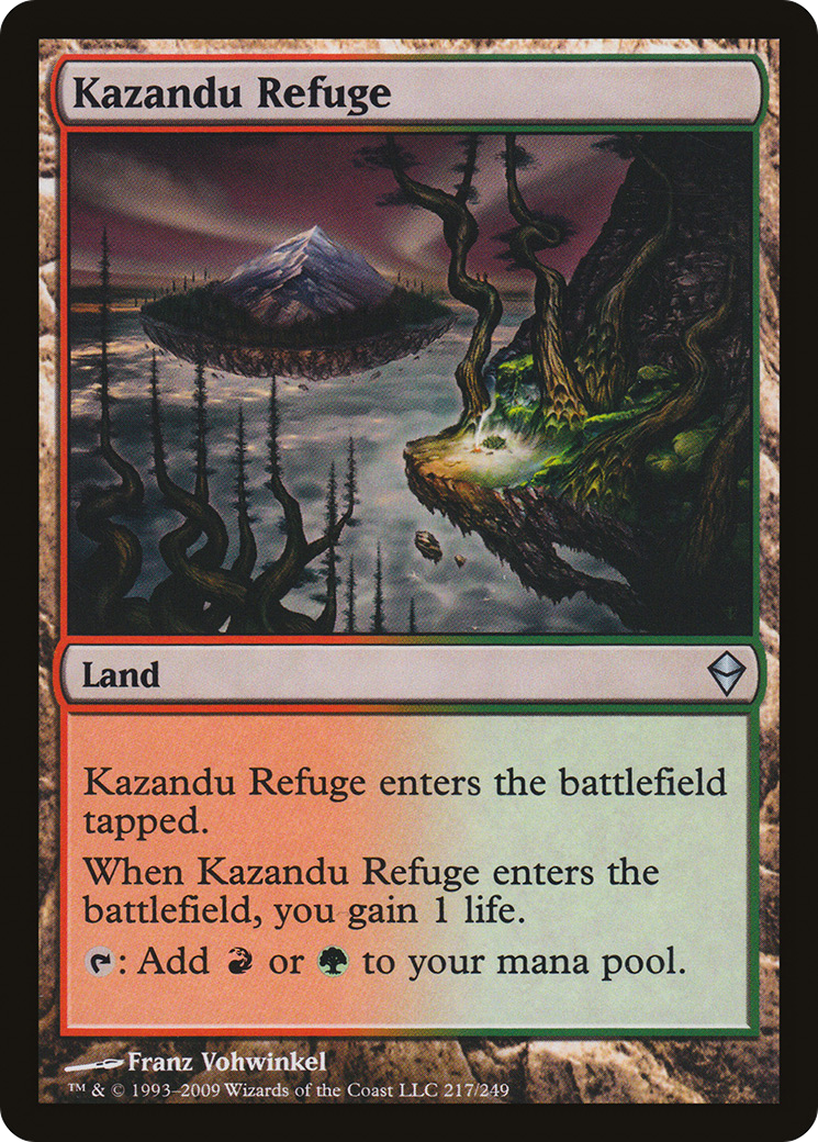 Kazandu Refuge (ZEN-217)  Foil - Zendikar