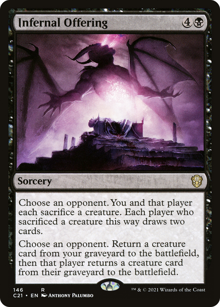 Infernal Offering (C21-146)  - Commander 2021