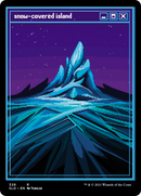 Snow-Covered Island (PixelSnowLands.jpg) (SLD-326)  - Secret Lair Drop