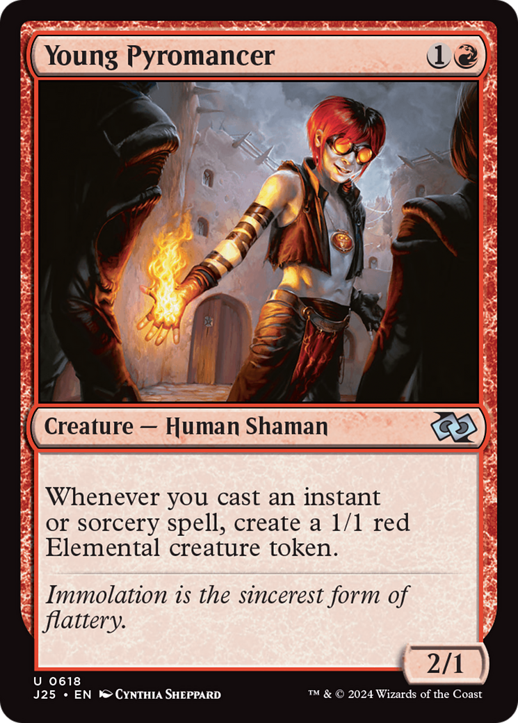 Young Pyromancer (J25-618) - Foundations Jumpstart
