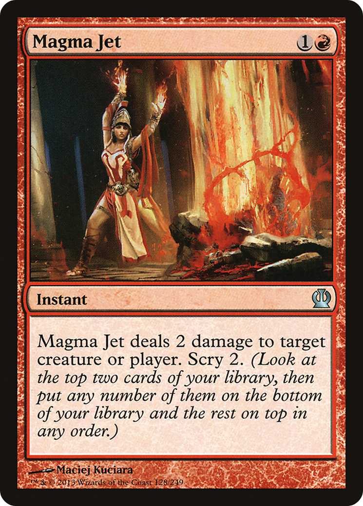 Magma Jet (THS-128)  Foil - Theros