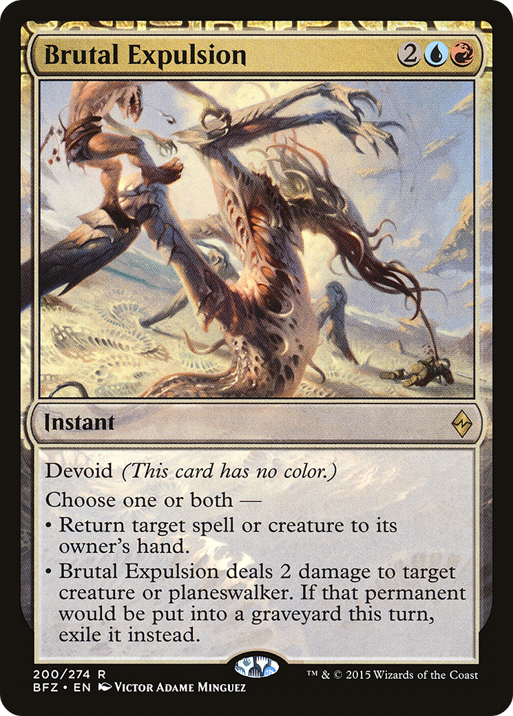 Brutal Expulsion (BFZ-200)  - Battle for Zendikar