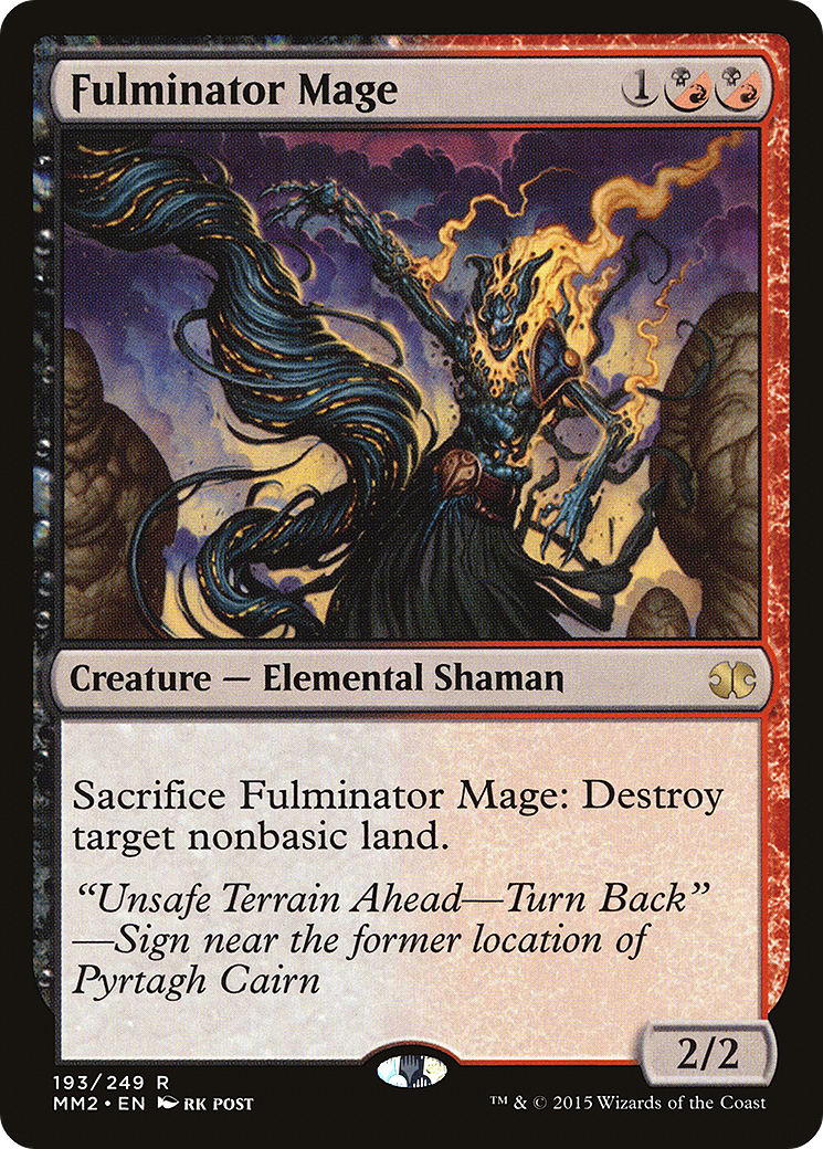 Fulminator Mage (MM2-193)  Foil - Modern Masters 2015