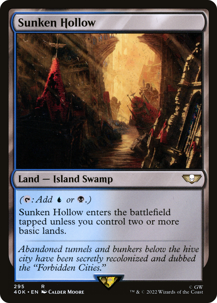 Sunken Hollow (40K-295)  - Warhammer 40,000 Commander