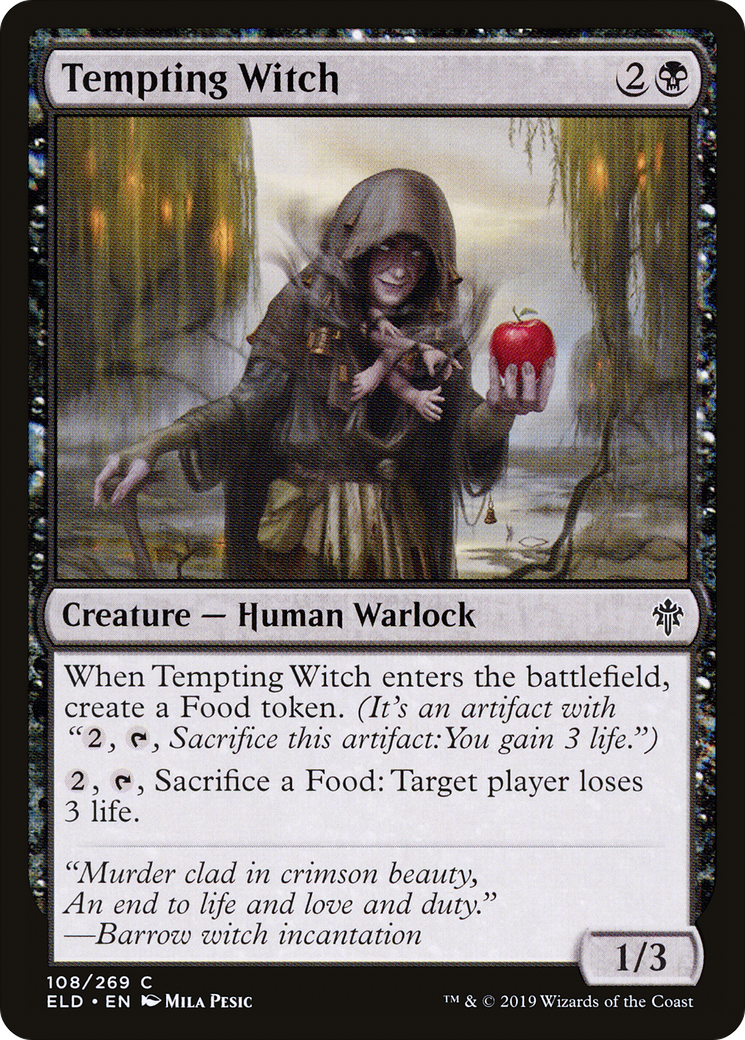 Tempting Witch (ELD-108)  - Throne of Eldraine