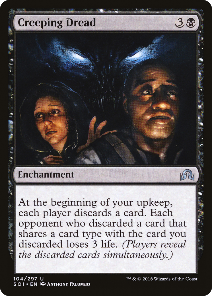 Creeping Dread (SOI-104)  - Shadows over Innistrad