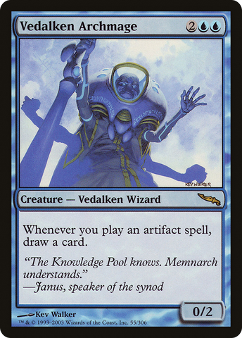 Vedalken Archmage (MRD-055)  Foil - Mirrodin
