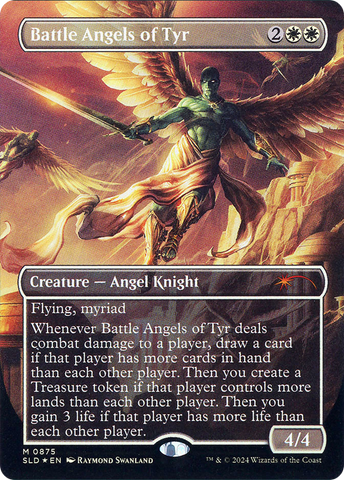 Battle Angels of Tyr (Rainbow Foil) (SLD-875)  Foil - Secret Lair Drop (Borderless)