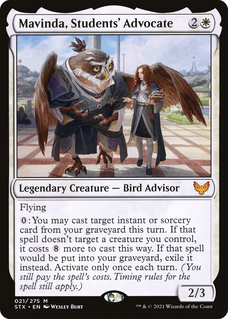 Mavinda, Students' Advocate (STX-021)  Foil - Strixhaven: School of Mages
