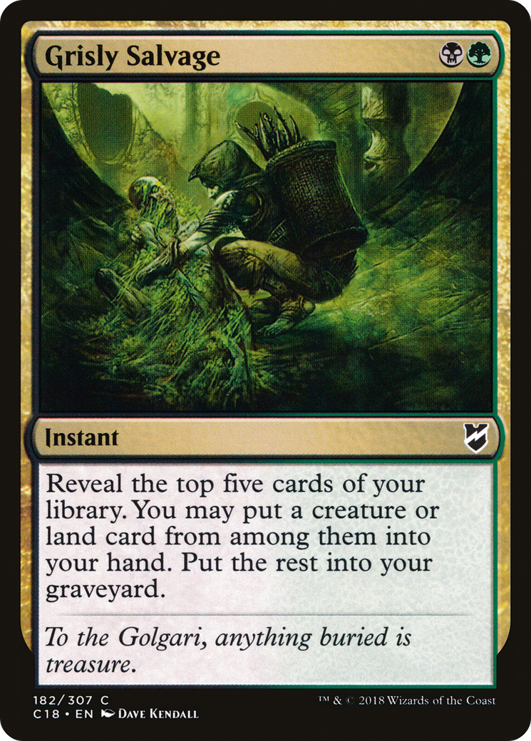 Grisly Salvage (C18-182)  - Commander 2018