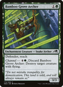 Bamboo Grove Archer (NEO-173)  Foil - Kamigawa: Neon Dynasty: (enchantment)