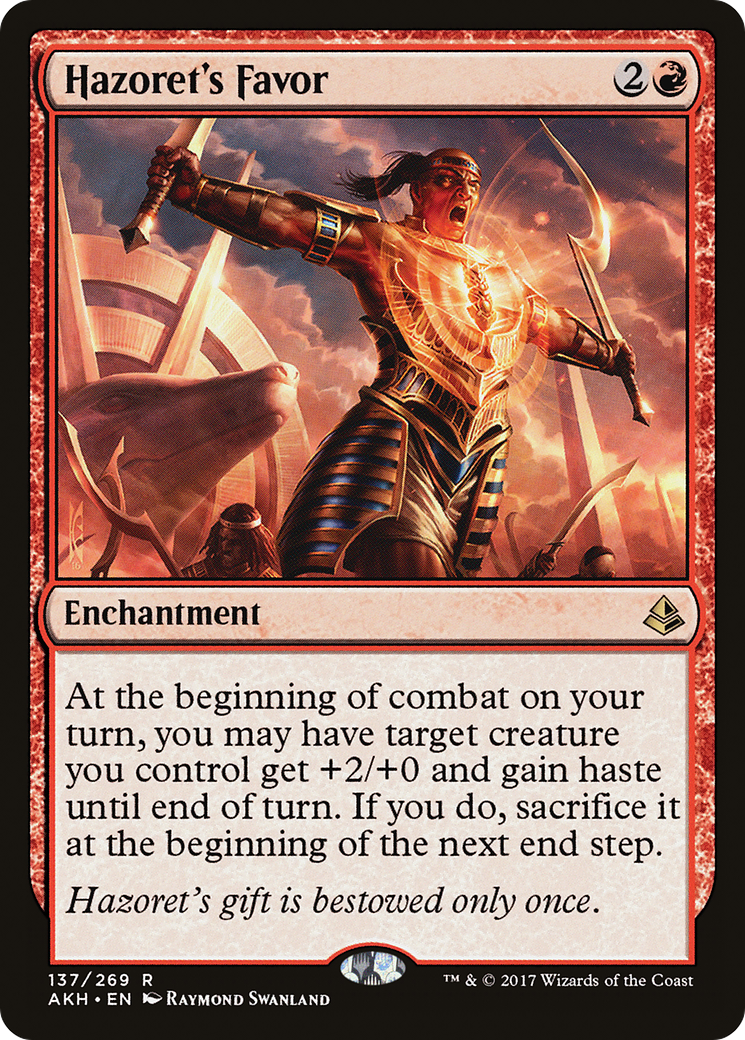 Hazoret's Favor (AKH-137)  - Amonkhet