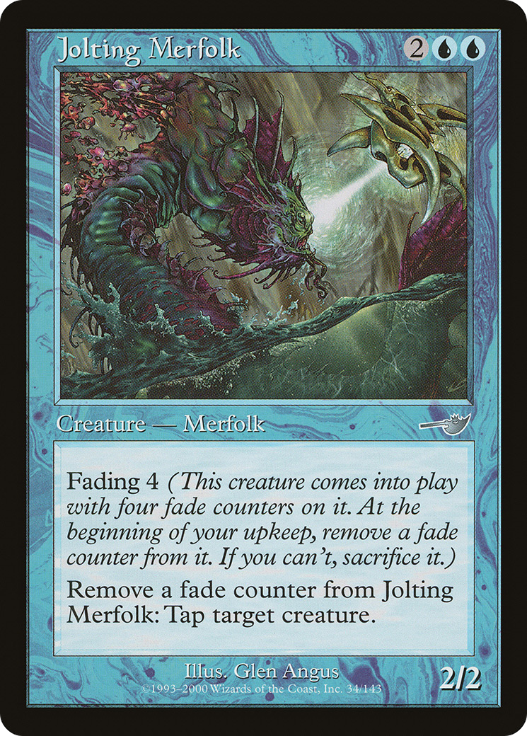 Jolting Merfolk (NMS-034)  - Nemesis