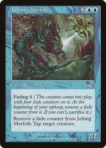 Jolting Merfolk (NMS-034)  Foil - Nemesis