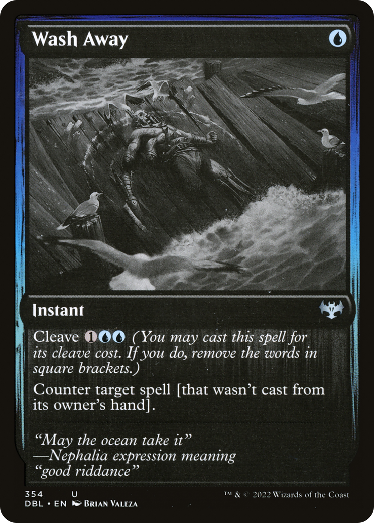 Wash Away (DBL-354)  Foil - Innistrad: Double Feature