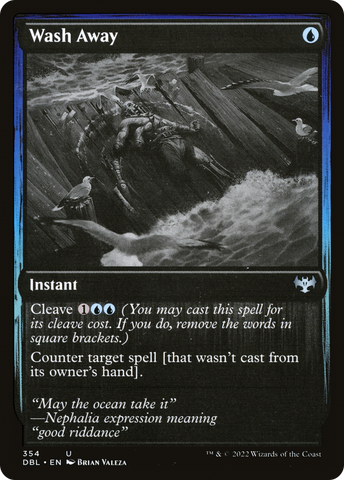 Wash Away (DBL-354)  Foil - Innistrad: Double Feature
