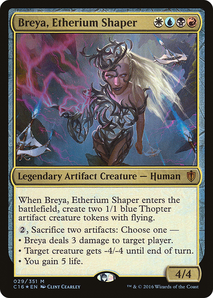 Breya, Etherium Shaper (C16-029)  Foil - Commander 2016