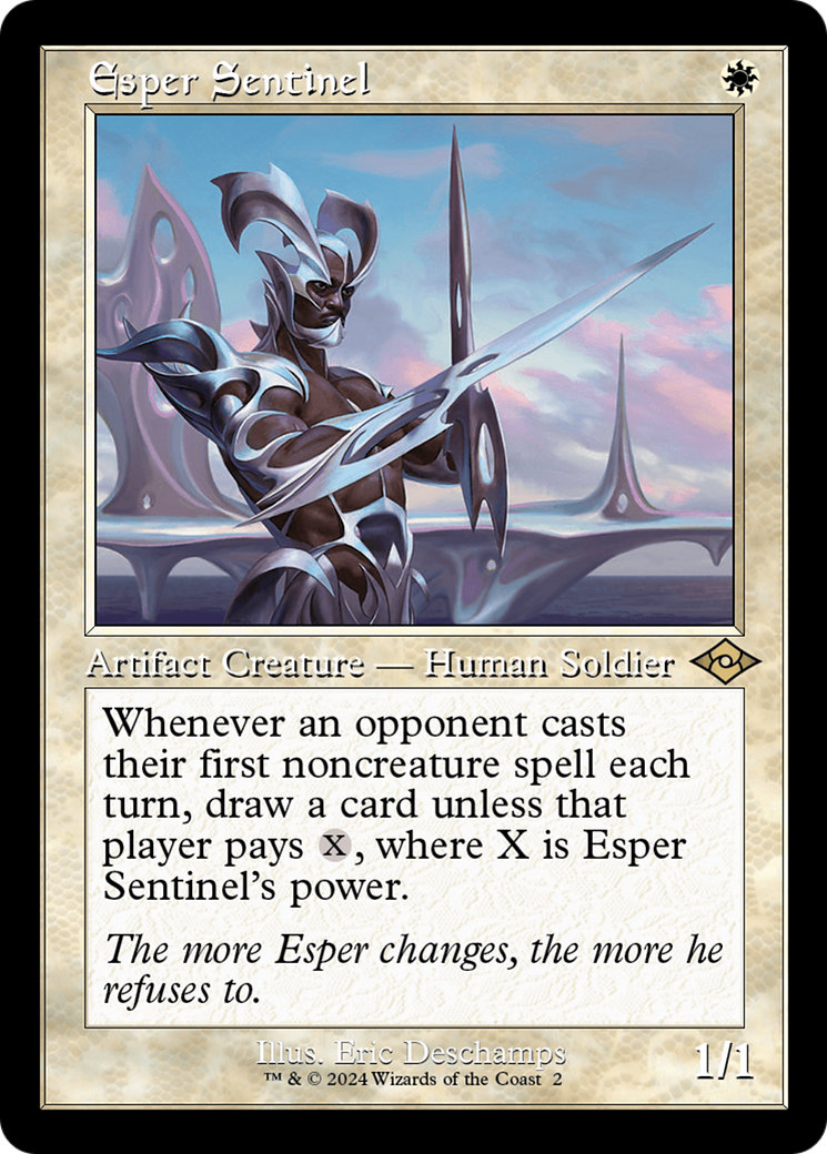 Esper Sentinel (Retro Frame) (MH2-002)  - Modern Horizons 2 Timeshifts
